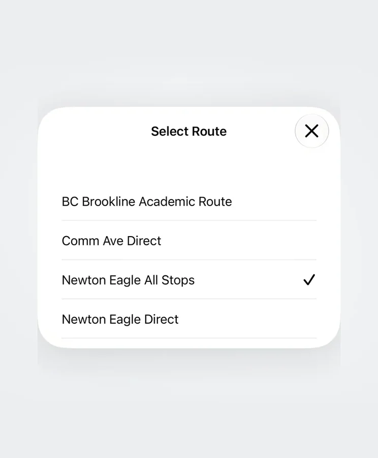 Shuttle route picker